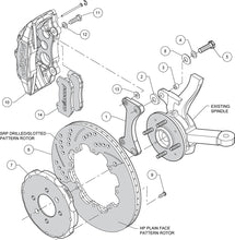 Load image into Gallery viewer, 1988 - 2000 Honda Forged Dynapro 6 Big Brake Front Brake Kit (Hat) - 140-10736

