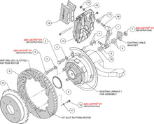 Load image into Gallery viewer, 1985 - 1987 Chevrolet Forged Narrow Superlite 4R Big Brake Rear Brake Kit For OE Parking Brake - 140-11920
