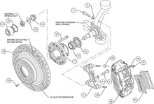 Load image into Gallery viewer, 1974 - 1980 Ford, Mercury Forged Narrow Superlite 6R Big Brake Front Brake Kit (Hub and 1PC Rotor) - 140-12275
