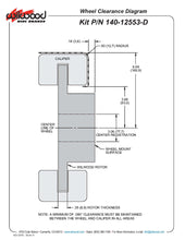 Load image into Gallery viewer, Dynapro Dual SA Lug Drive Dynamic Rear Drag Brake Kit - 140-12553
