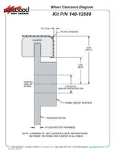 Load image into Gallery viewer, 1963 - 1966 Ford, Mercury Forged Dynapro Low-Profile Rear Parking Brake Kit - 140-12589
