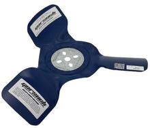 Load image into Gallery viewer, A blue 3-bladed engine fan on a white background
