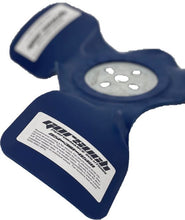 Load image into Gallery viewer, A blue 3-bladed engine fan on a white background
