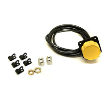 Load image into Gallery viewer, A yellow Tilton brake bias adjuster knob on a white background
