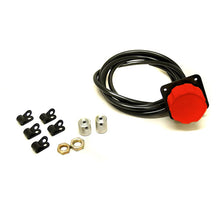 Load image into Gallery viewer, A red Tilton brake bias adjuster knob on a white background
