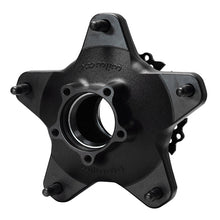 Load image into Gallery viewer, A black wide 5 aluminum rear hub on a white background
