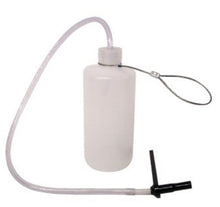 Load image into Gallery viewer, A brake bleeder clear bottle with a hose
